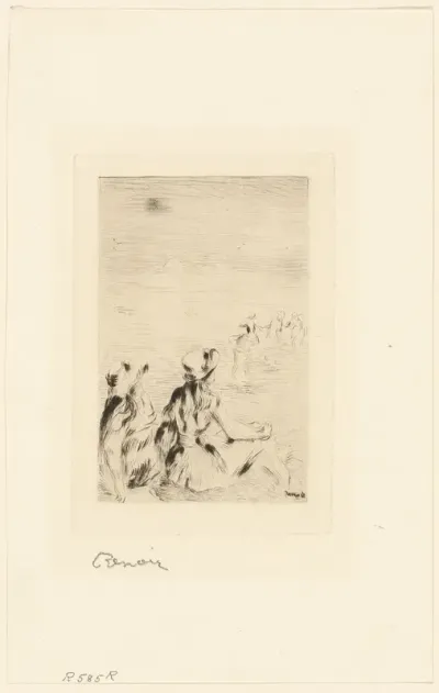 Children on the Beach, Berneval