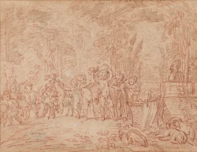 Children Parodying a Triumph of Bacchus