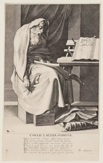 Chilo Lacedaemonius, from Seven Wise Men of Greece