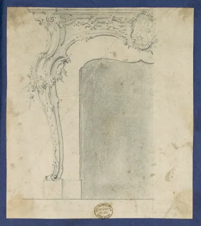 Chimneypiece, in Chippendale Drawings, Vol. I