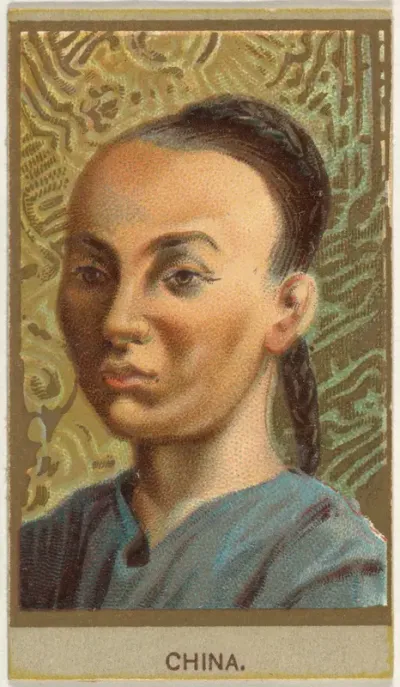 China, from the Races of Mankind series (T181) issued by Abdul Cigarettes