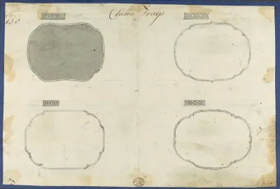 China Trays, from Chippendale Drawings, Vol. II