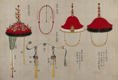 Chinese hats and belts