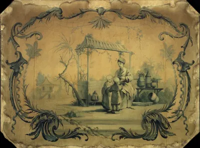 Chinoiserie, à la manière de Boucher