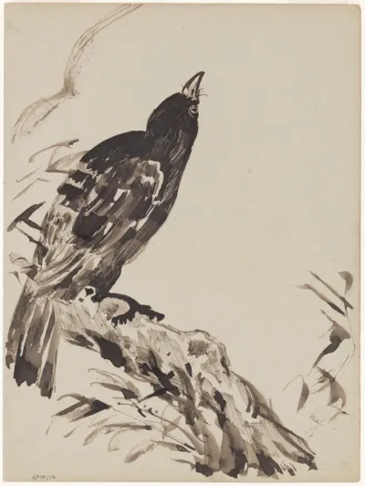 Chinoiserie, een vogel