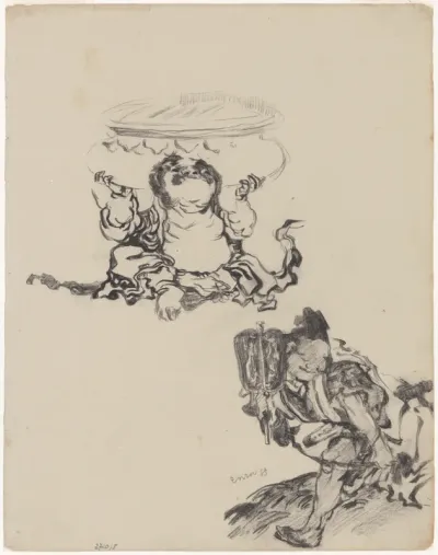 Chinoiserie, twee figuren