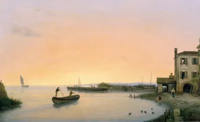 Chioggia vor Sonnenaufgang