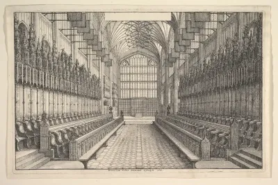 Choir and stalls in St George's Chapel, Windsor