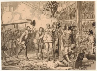 Chr. IV på "Trefoldigheden"