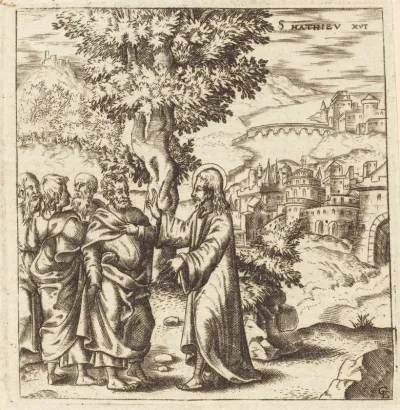Christ  Admonishes His Disciples