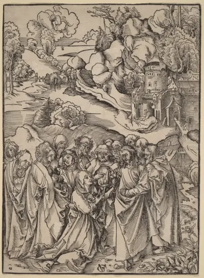 Christ and the Apostles and the Holy Women
