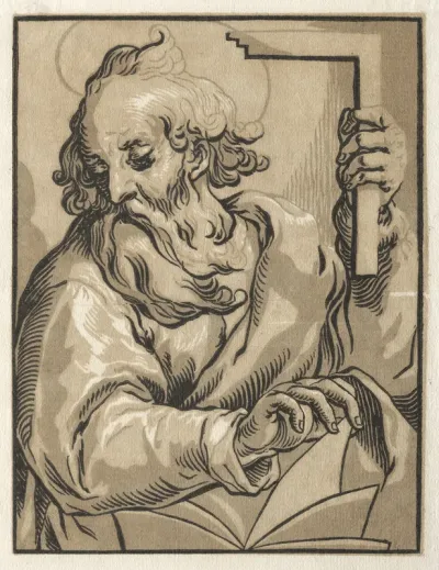 Christ and the Apostles: St. Thomas  (with the Square)