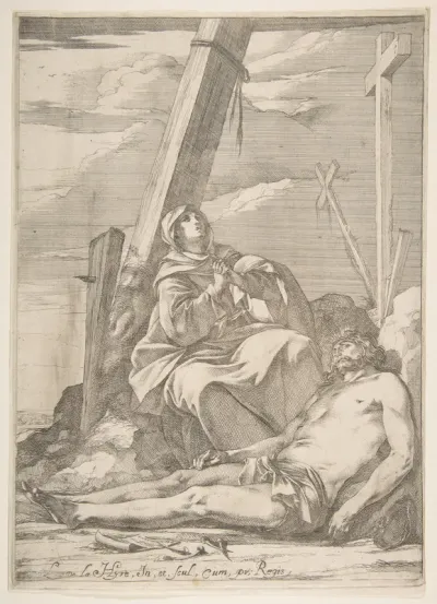 Christ and the Virgin at the Foot of the Cross
