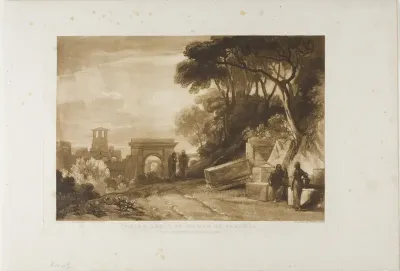 Christ and the Woman of Samaria, plate 71 from Liber Studiorum