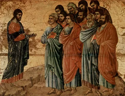 Christ Appears to the Disciples on the Mountain in Galilee