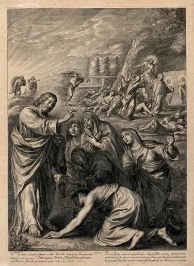 Christ appears to the holy women after his death