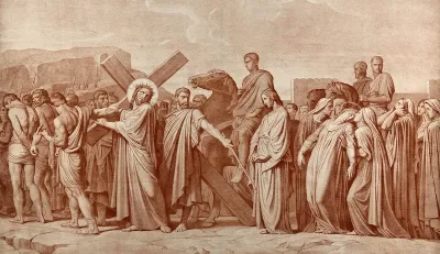 Christ bearing his cross