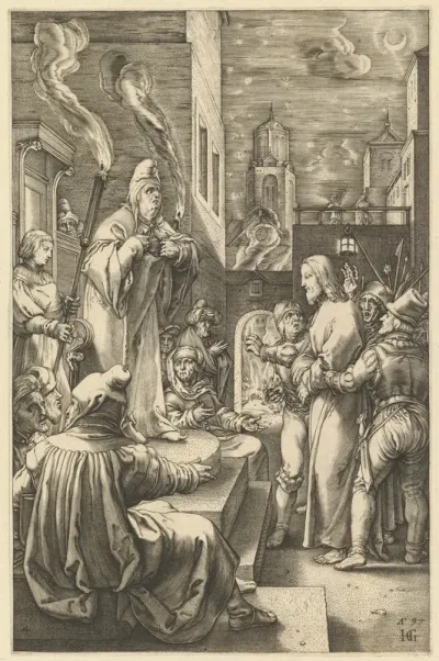 Christ Before Caiaphas, from "The Passion of Christ"