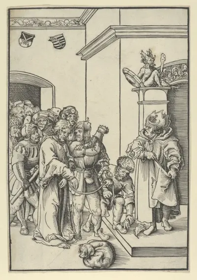 Christ before Caiphas, from "The Passion"