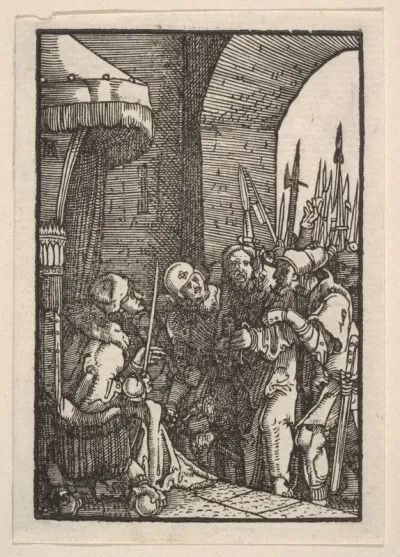 Christ Before Pilate, from "The Fall and Salvation of Mankind Through the Life and Passion of Christ"