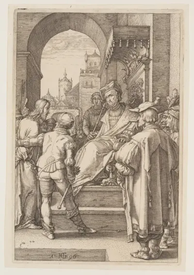 Christ before Pilate, from The Passion