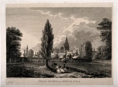 Christ Church, Oxford: from Merton field