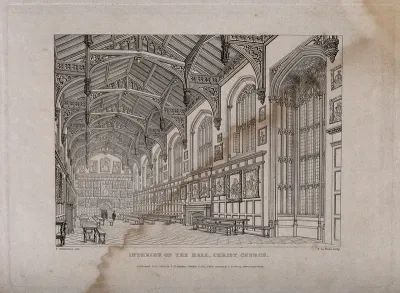 Christ Church, Oxford: interior of hall