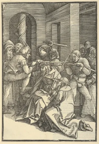 Christ Crowned with Thorns, from Speculum passionis domini nostri Ihesu Christi