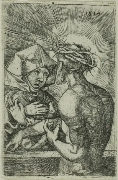 Christ Crowned with Thorns Speaking to His Mother