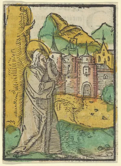 Christ Deploring Jerusalem, from Das Plenarium