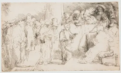 Christ disputing with the Doctors: a sketch