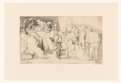 Christ disputing with the doctors: a sketch