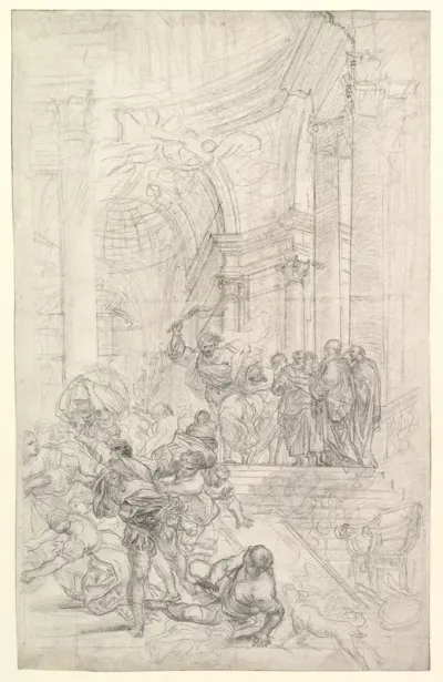 Christ Driving the Money Changers from the Temple