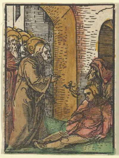 Christ Healing the Possessed, from Das Plenarium