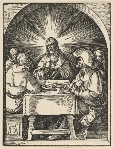 Christ in Emmaus, from "The Small Passion"