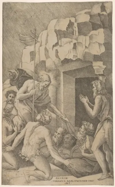 Christ in Limbo, after Raphael
