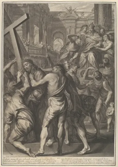Christ is Sentenced by Pilate, from The Passion of Christ, plate 16