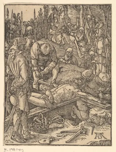 Christ Nailed to the Cross, from "The Little Passion" (copy)