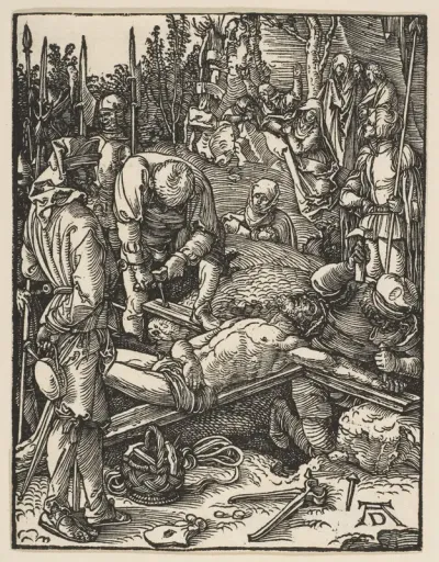 Christ Nailed to the Cross, from "The Small Passion"