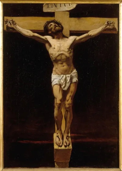 Christ on the Cross, sketch for the courtroom of the Cour des Assises of the Palais de Justice in Paris
