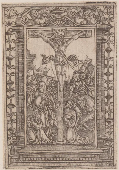 Christ on the Cross with Saint Longinus