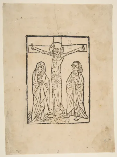 Christ on the Cross, with the Virgin and Saint John