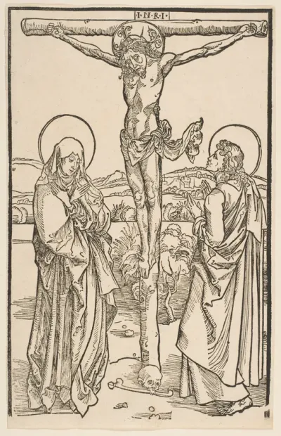 Christ on the Cross with the Virgin and Saint John