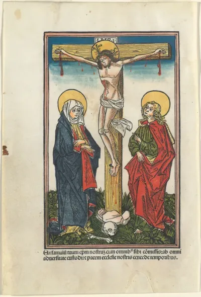 Christ on the Cross with the Virgin and Saint John
