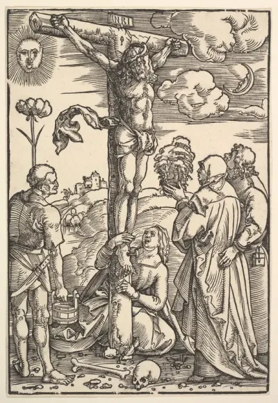 Christ on the Cross with the Virgin and Saints Longinus, Mary Magdalen and John