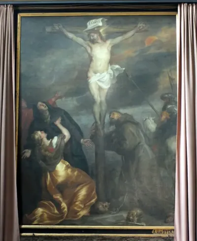 Christ on the Cross with the Virgin Mary and Saints