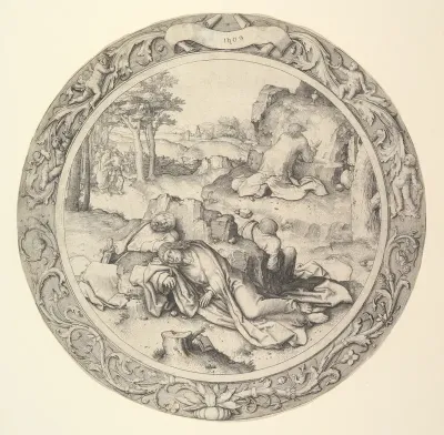 Christ on the Mount of Olives, from the Circular Passion