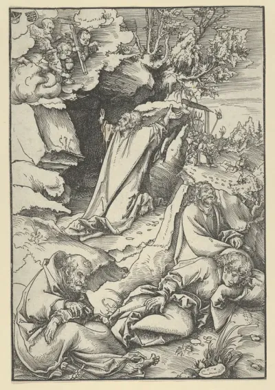 Christ on the Mount of Olives, from "The Passion"