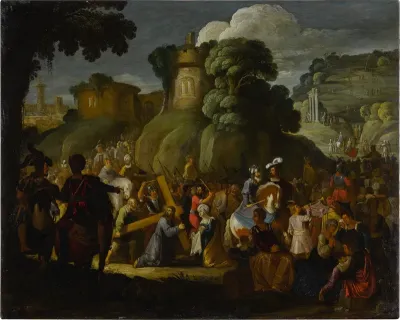 Christ on the road to Calvary