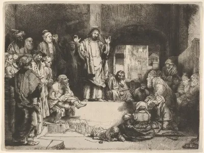 Christ Preaching, called La Petite Tombe